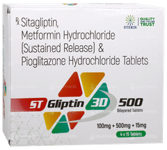St Gliptin 3D 500 Tablet 15